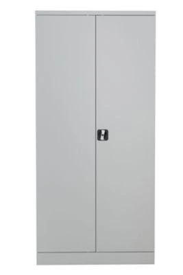 PROREGAL Garderobenspind Seal | HxBxT 195x92x42 Cm | Grau-Rot 2 PROREGAL Garderobenspind Seal | HxBxT 195x92x42 Cm | Grau-Rot – Bild 2