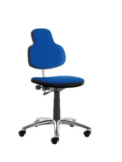 Mayer Sitzmöbel, Drehstuhl 2206, Mittelblau/Brillantschwarz, 2206S_26396_572