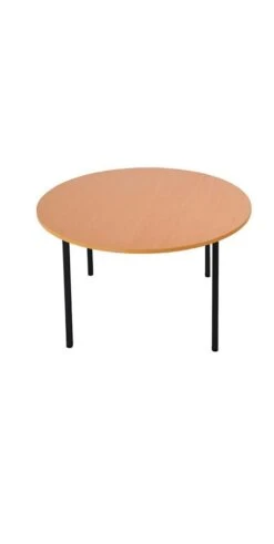 Runder Schreibtisch Besprechungstisch Büromöbel Ø =800 Mm, RAL 9005 Tiefschwarz/Buche-Dekor 338391 -Büromöbel Förderung 8bccd181 0489 4eaf 875f b13a8e961e30 2