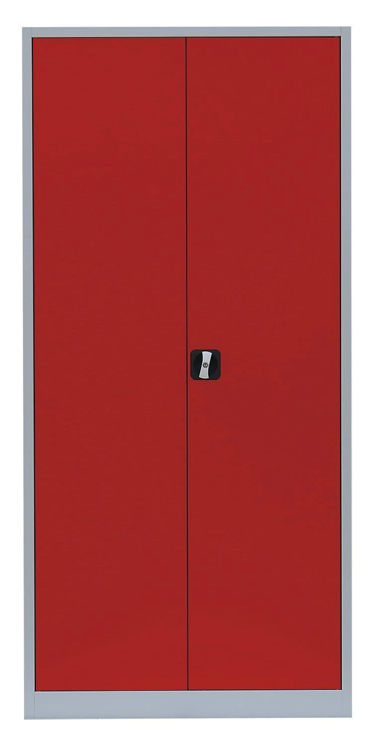 Set Stahl Aktenschänke In Grau/Rot 195x92,5x42,2cm + 180x80x38cm (530344+530334) 530394 7 Set Stahl Aktenschänke In Grau/Rot 195x92,5x42,2cm + 180x80x38cm (530344+530334) 530394 – Bild 7