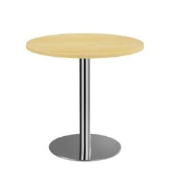 Säulentisch - Rund - 750 X Ø 1000 Mm - Chrom/lichtgrau 338530 -Büromöbel Förderung 9195cc94 fc00 4622 b8df 031b552703fc 1