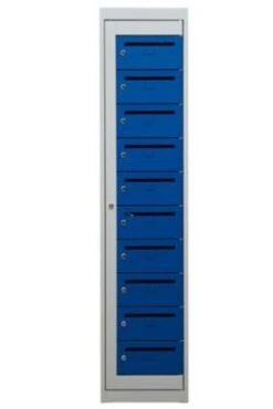 PROREGAL Postverteilerschrank Crane | HxBxT 180x40x50 Cm | Grau -Büromöbel Förderung 937de6a9 a144 410e a667 db14d944ec5b 1