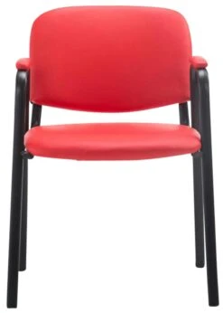 4er Set Besucherstühle Ken PRO Kunstleder Rot -Büromöbel Förderung 9809e16c a45c 499a 8820 62d1ac0449b8