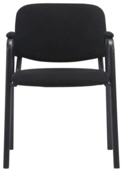 4er Set Besucherstühle Ken PRO Stoff Schwarz -Büromöbel Förderung 98ae4e31 2b58 4404 93de aba7a65e4a5d