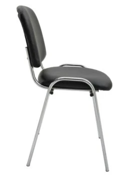 4er Set Stühle Ken C Kunstleder Schwarz -Büromöbel Förderung 99ef3cc0 c968 4b08 b4da d21c418f1eb5