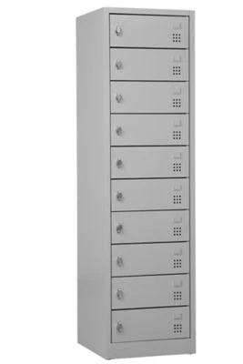 PROREGAL Notebookschrank Bear |10 Fächer| HxBxT 180x50x50 Cm | Weiß 6 PROREGAL Notebookschrank Bear |10 Fächer| HxBxT 180x50x50 Cm | Weiß – Bild 6