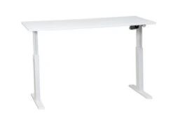 PROREGAL Elektrisch Höhenverstellbarer Schreibtisch Zebra | HxBxT 70-116x180x80 Cm | Weiß-Weiß -Büromöbel Förderung 9a611c45 dea1 459a ad36 34cd10ca8013