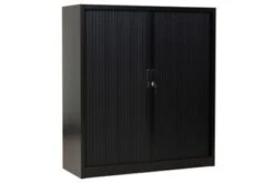PROREGAL Rollladenschrank Weasel | 3 Ordernhöhen | HxBxT 135x120x46 Cm | Schwarz -Büromöbel Förderung 9c03d3a3 77a7 4bc3 bcda 55aa3450b39c