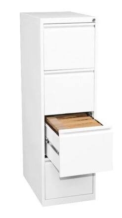 Hängeregistraturschrank Für DIN A4 Hängemappen 132x40x62cm Mit 4 Schüben Weiß -Büromöbel Förderung 9dc3f8fb 381a 4b62 b71f bb8f198ea4f9