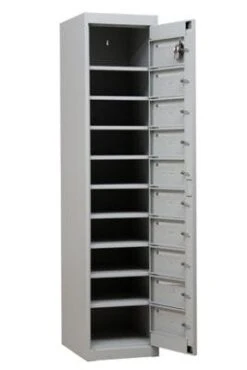 PROREGAL Postverteilerschrank Crane | HxBxT 180x40x50 Cm | Grau -Büromöbel Förderung 9ebbde37 1b4a 4a58 95c4 6e5c4a31f720