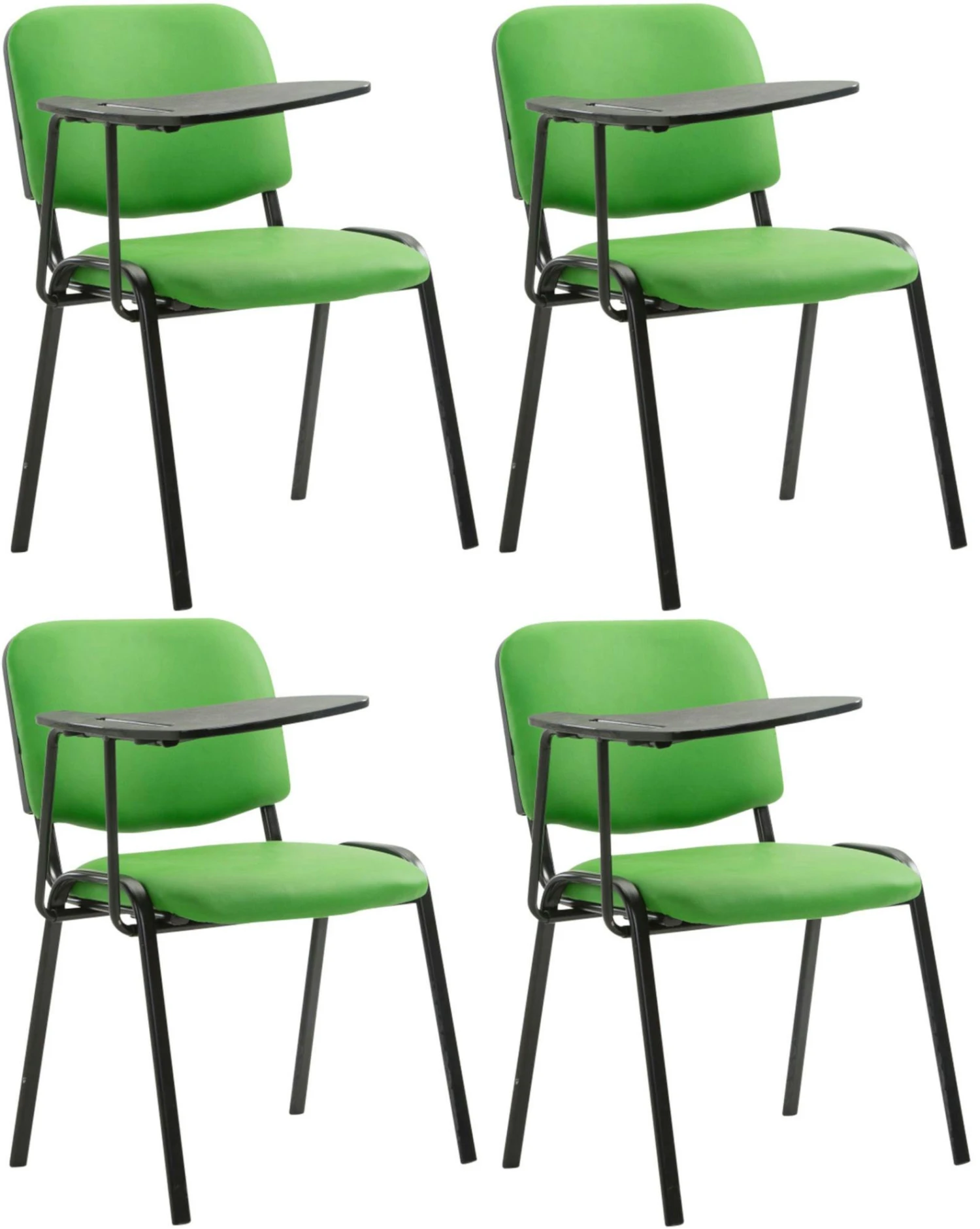 4er Set Stühle Ken Mit Klapptisch Kunstleder Braun 4 4er Set Stühle Ken Mit Klapptisch Kunstleder Braun – Bild 4