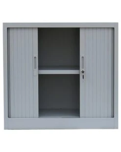 Querrollladenschrank Sideboard 80cm Breit Stahl Büro Aktenschrank Rolladenschrank Grau (HxBxT) 75x80x46cm / 555080 -Büromöbel Förderung a1ef35ea 1643 40ff b109 5e48e018fa63