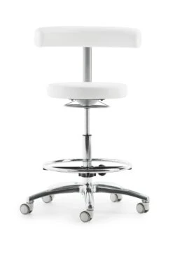 Mayer Sitzmöbel, Funktionsdrehstuhl Mit Extra Hohem Lift 1281, Polarweiß, 1281_GPOL_30582
