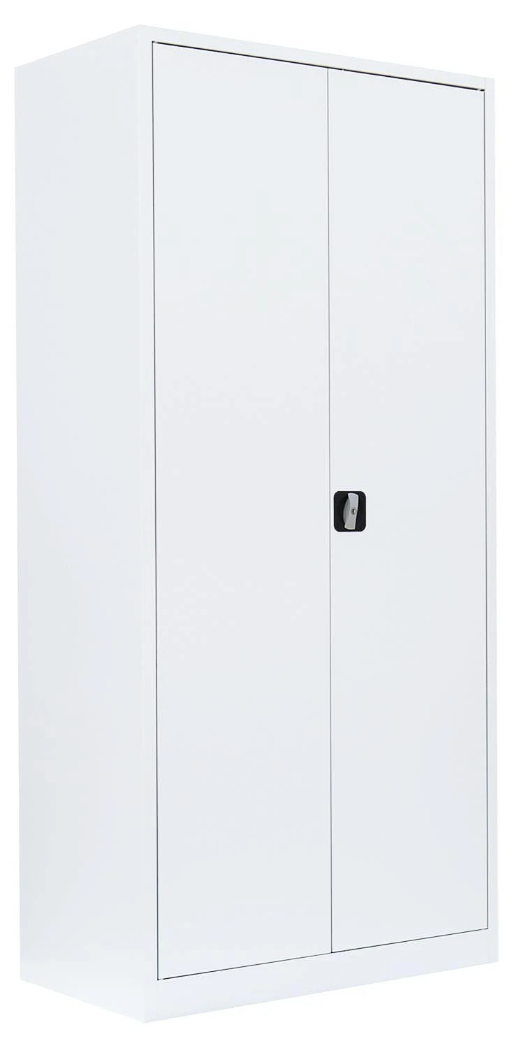 Aktenschrank Metallschrank Abschließbar Büroschrank 195 X 92,5 X 50cm Weiß 530357 5 Aktenschrank Metallschrank Abschließbar Büroschrank 195 X 92,5 X 50cm Weiß 530357 – Bild 5