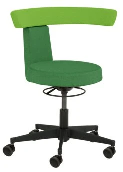 Mayer Sitzmöbel, Funktionsdrehhocker 1263, Dunkelblau/Hellblau, 1263_626 -Büromöbel Förderung aaa92840 42a9 43e3 8d62 6e601e718884