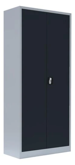 Stahl-Aktenschrank Metallschrank Abschließbar Büroschrank Lichtgrau/Blau 750 X 800 X 383 Mm 530301 -Büromöbel Förderung aad985ca 6f83 4412 a839 eccd06b69ccc