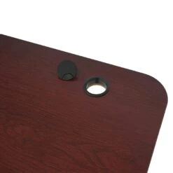 Schreibtisch HWC-D40, Computertisch, Elektrisch Höhenverstellbar 160x80cm 53kg ~ Kirsch-Dekor, Weiß -Büromöbel Förderung ac4b9835 9ba3 43c7 afe3 4381e3a81bb1