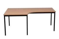 PROREGAL Bürotisch Wolf | Quadratisch | HxBxT 75x70x70 Cm | Schwarz-Buche -Büromöbel Förderung ad5f9cea 0847 439f 89f8 75beea1268b0