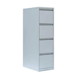Hängeregistratur Schrank Für DIN A4 Hängemappen 132x76x62cm Mit 4 Schüben Doppelbahnig Lichtgrau 561420 -Büromöbel Förderung adb8c0ab c162 4e0c adb7 1e5087a2e5a3 2