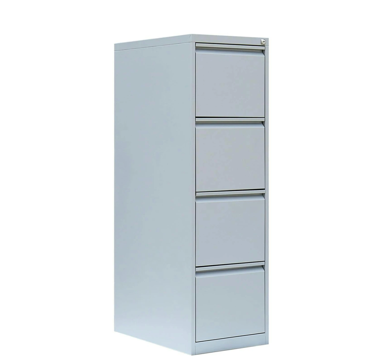 Hängeregistratur-Schrank Aus Stahl 101x76x62cm (HxBxT) Mit 3 Schüben Lichtgrau 2 Hängeregistratur-Schrank Aus Stahl 101x76x62cm (HxBxT) Mit 3 Schüben Lichtgrau – Bild 2