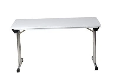 PROREGAL Klapptisch Lizard | T-Fuß-Gestell-Eckig | HxBxT 75x140x70 Cm | Chrom-Grau 3 PROREGAL Klapptisch Lizard | T-Fuß-Gestell-Eckig | HxBxT 75x140x70 Cm | Chrom-Grau – Bild 3