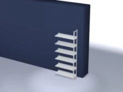 Büroregal, Eckregal, Fachl. 60kg, 6xStahlboden, Einseitig, Korpus RAL7035 -Büromöbel Förderung b5b4c413 4e8e 464b b4f5 0e079554898b