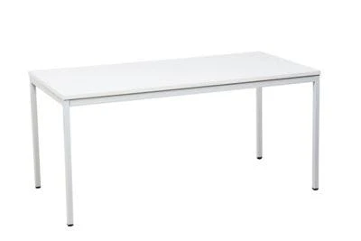PROREGAL Bürotisch Wolf | Rechteckig | HxBxT 75x140x70 Cm | Weiß 3 PROREGAL Bürotisch Wolf | Rechteckig | HxBxT 75x140x70 Cm | Weiß – Bild 3