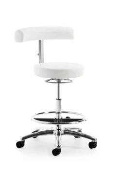 Mayer Sitzmöbel, Funktionsdrehstuhl Mit Extra Hohem Lift 1281, Polarweiß, 1281_POL_30582