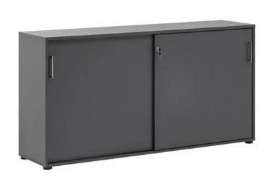 Möbelpartner Schiebetürenschrank Hippo | Large | HxBxT 120x160x40 Cm |Anthrazit Von PROREGAL 4 Möbelpartner Schiebetürenschrank Hippo | Large | HxBxT 120x160x40 Cm |Anthrazit Von PROREGAL – Bild 4