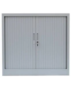 Querrollladenschrank Sideboard 80cm Breit Stahl Büro Aktenschrank Rolladenschrank Grau (HxBxT) 75x80x46cm / 555080 -Büromöbel Förderung ba2747d3 ca7f 41ac 9670 2788689960c1