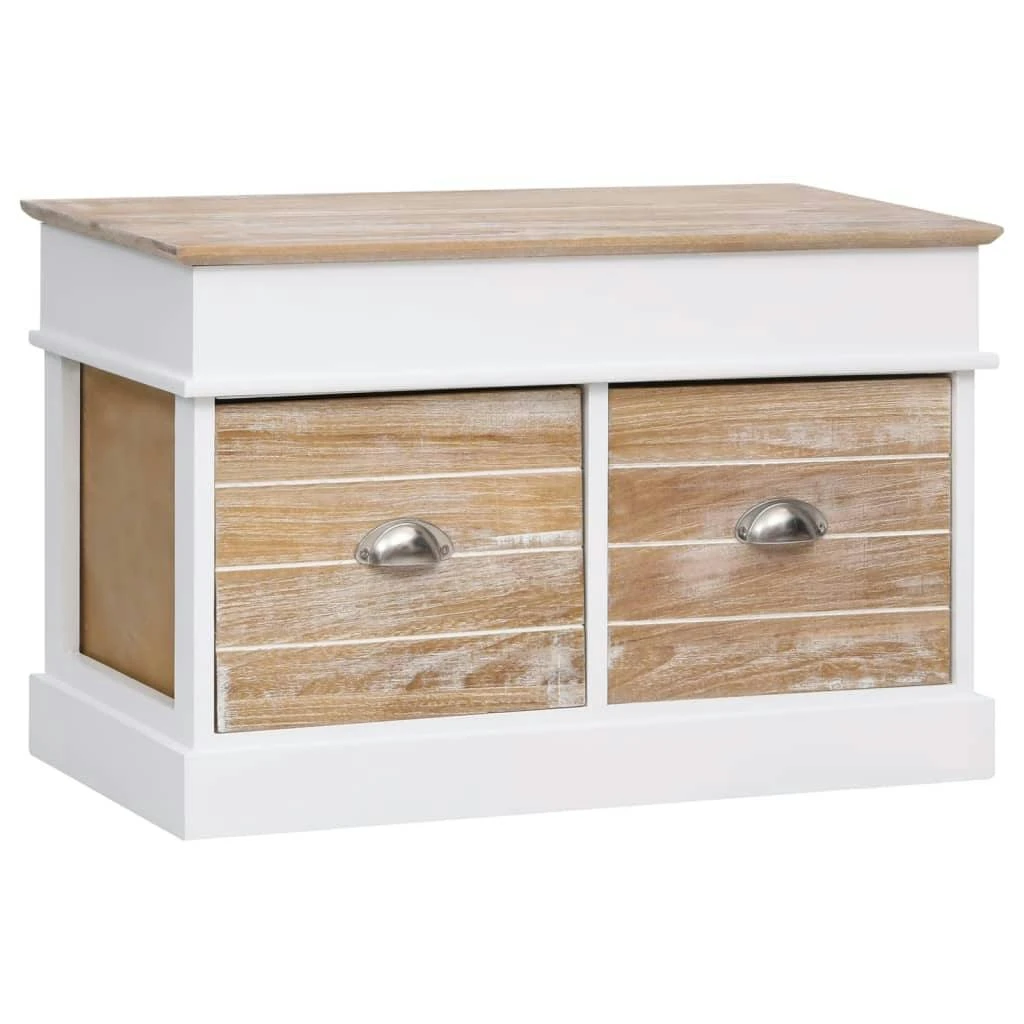 VidaXL Flurbank 70 X 35 X 45 Cm Paulownia Holz 1 VidaXL Flurbank 70 X 35 X 45 Cm Paulownia Holz