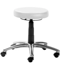 Mayer Sitzmöbel, Drehhocker 1256, Polarweiß, 1256_S_RI_30582