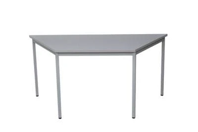 PROREGAL Bürotisch Wolf | Trapez | HxBxT 75x140x70 Cm | Grau 5 PROREGAL Bürotisch Wolf | Trapez | HxBxT 75x140x70 Cm | Grau – Bild 5