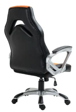 Bürostuhl Foxton Kunstleder Schwarz/orange -Büromöbel Förderung c5c9a394 dcef 453c 9cc3 cb1062a0feca