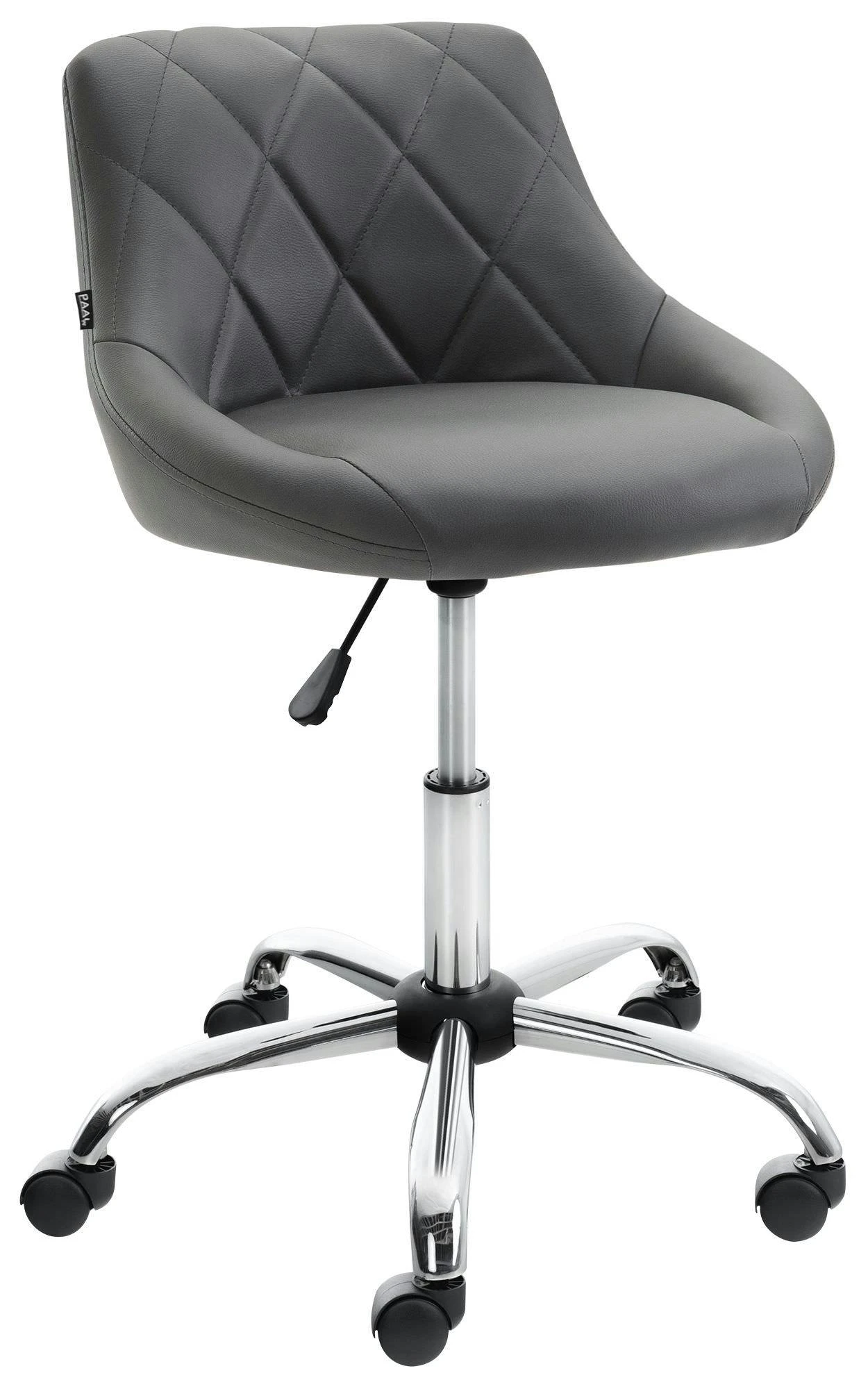 Arbeitshocker Olinda Kunstleder Grau 4 Arbeitshocker Olinda Kunstleder Grau – Bild 4