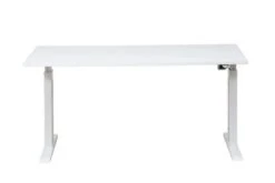 PROREGAL Elektrisch Höhenverstellbarer Schreibtisch Zebra | HxBxT 70-116x180x80 Cm | Weiß-Buche -Büromöbel Förderung ceb3b310 ccb7 468b a377 9d5287d7e30a 2