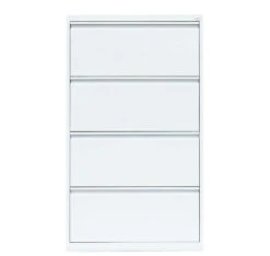 Hängeregistratur Schrank Für DIN A4 Hängemappen 132x76x62cm Mit 4 Schüben Doppelbahnig Weiß 561427 -Büromöbel Förderung d37be2f9 5d35 413f 84f3 826b01bbe9e9
