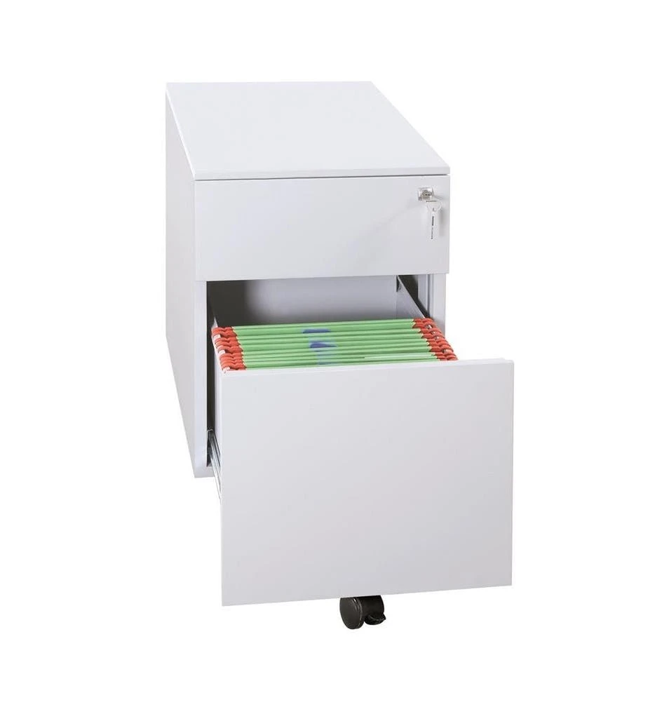 Profi Stahl Büro Rollcontainer 3 Schubladen Maße: 62x46x59cm RAL 7035 Lichtgrau/Ahorn-Dekor 505302 6 Profi Stahl Büro Rollcontainer 3 Schubladen Maße: 62x46x59cm RAL 7035 Lichtgrau/Ahorn-Dekor 505302 – Bild 6