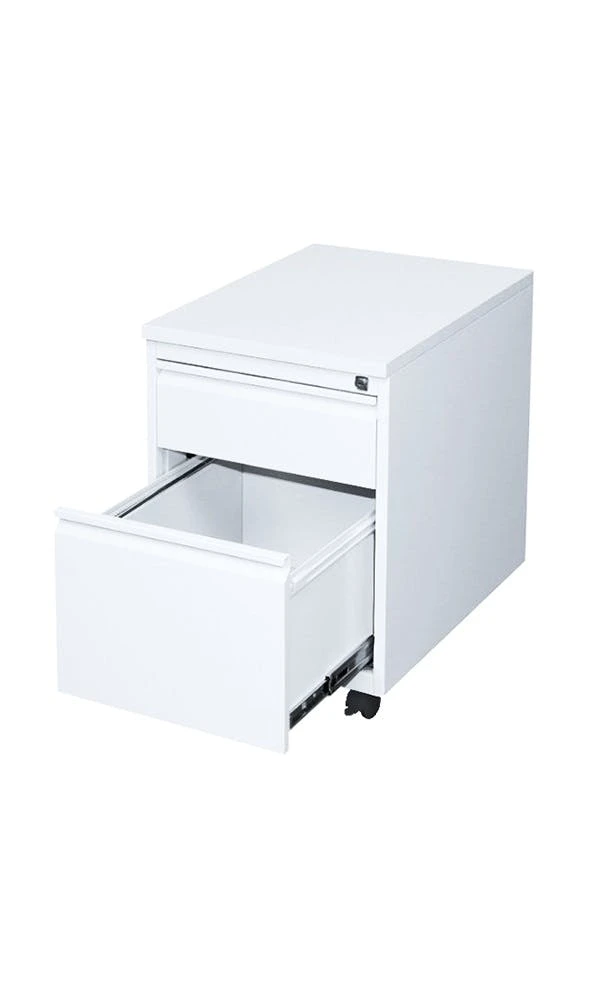 Büro Rollcontainer Mit 3 Schubladen Maße: 62x46x59cm Weiß 505307 2 Büro Rollcontainer Mit 3 Schubladen Maße: 62x46x59cm Weiß 505307 – Bild 2