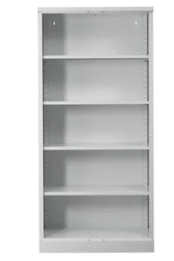 PROREGAL Aktenregal Butterfly | 5 Ordernhöhen | HxBxT 195x92x42 Cm | Weiß