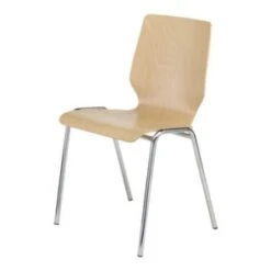 Holzschalenstuhl, 4-Fuß Rundrohr Anthrazit, Sitzschale Buche, Rückenform Konisch -Büromöbel Förderung de29a203 4fc3 449a 9993 a310da89576f