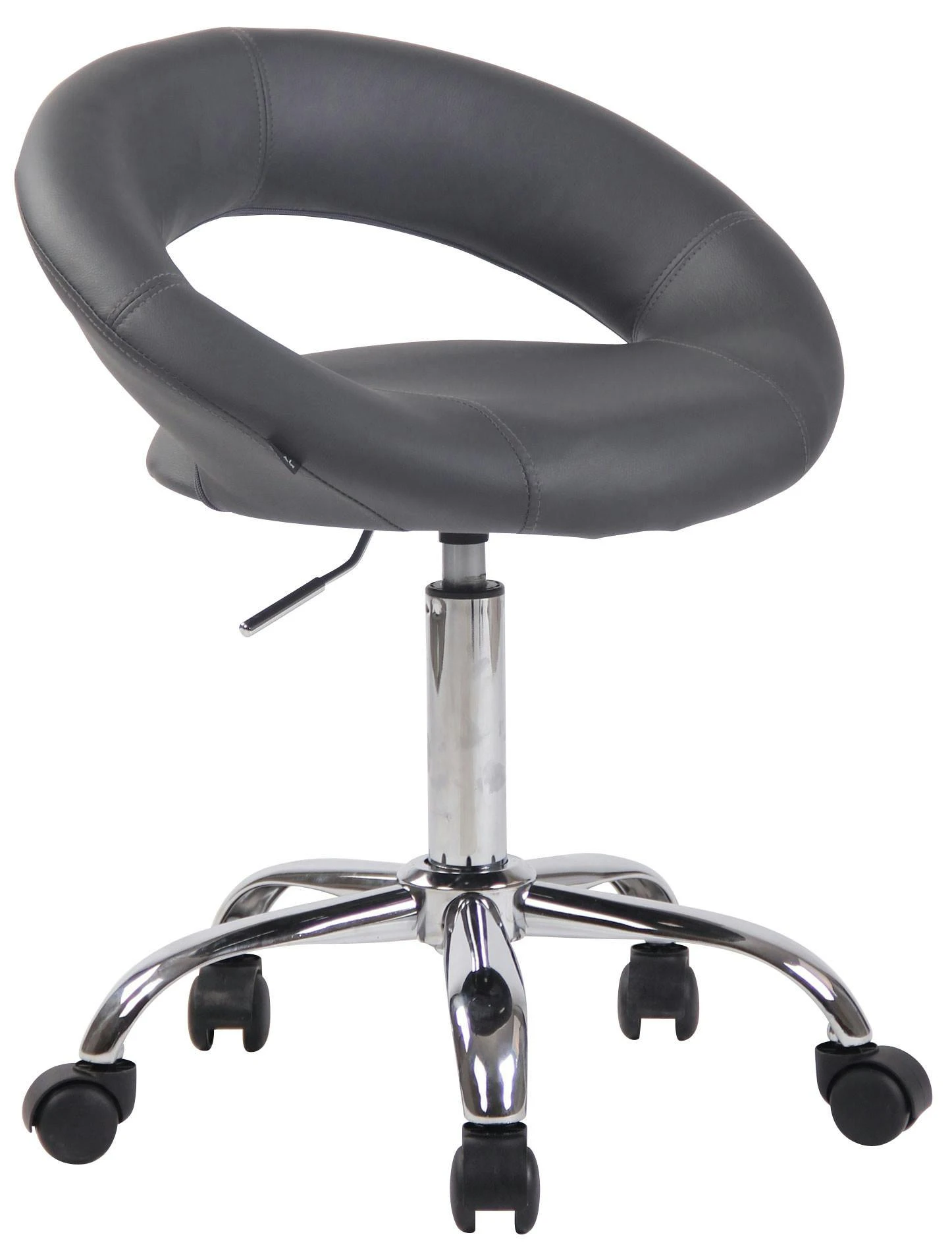 Arbeitshocker Olinda Kunstleder Grau 1 Arbeitshocker Olinda Kunstleder Grau