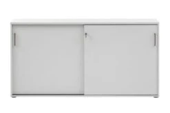 Möbelpartner Schiebetürenschrank Hippo | Small | HxBxT 84x160x40 Cm |Lichtgrau Von PROREGAL -Büromöbel Förderung e3ca3b75 f2dc 4129 926b e95f22ed2c74