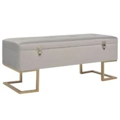 VidaXL Bank Mit Staufach 105 Cm Beige Samt -Büromöbel Förderung e4078dae 035e 40f0 8ff1 e7f77993722f