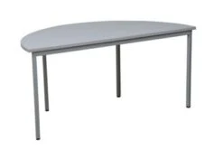 PROREGAL Bürotisch Wolf | Halbkreis | HxBxT 75x160x80 Cm | Grau -Büromöbel Förderung e8b9310d 14ad 48f9 8fee a17270738bf7