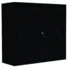 Schiebetürenschrank Büro Aktenschrank Sideboard Aus Stahl Schwarz 1090 X 1200 X 450 Mm (HxBxT) 550149