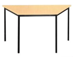 Schreibtisch Trapeztisch - 750 X 1600 X 800 Mm - RAL 9005 Tiefschwarz/Ahorn-Dekor -Büromöbel Förderung f0456db6 e679 4adc a838 4d71b31cb318