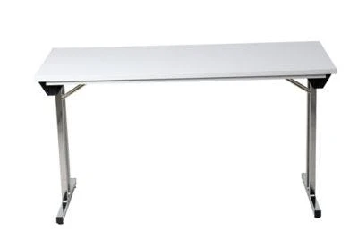 PROREGAL Klapptisch Lizard | T-Fuß-Gestell-Eckig | HxBxT 75x140x70 Cm | Chrom-Grau 1 PROREGAL Klapptisch Lizard | T-Fuß-Gestell-Eckig | HxBxT 75x140x70 Cm | Chrom-Grau