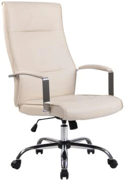 Bürostuhl Portland Kunstleder Creme