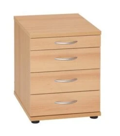 Büro Standcontainer Bürocontainer Mit 4 Schubladen 75x46x79cm Schwarz/Buche 509501 -Büromöbel Förderung f498d769 ba0c 4e96 bc9f 00843640c2a6